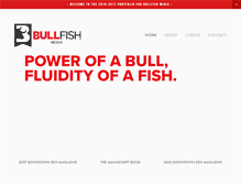 Tablet Screenshot of bullfishmedia.com